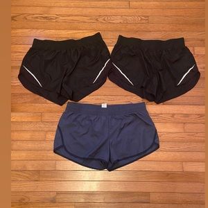 3 Pairs- Plus Size Athletic Shorts